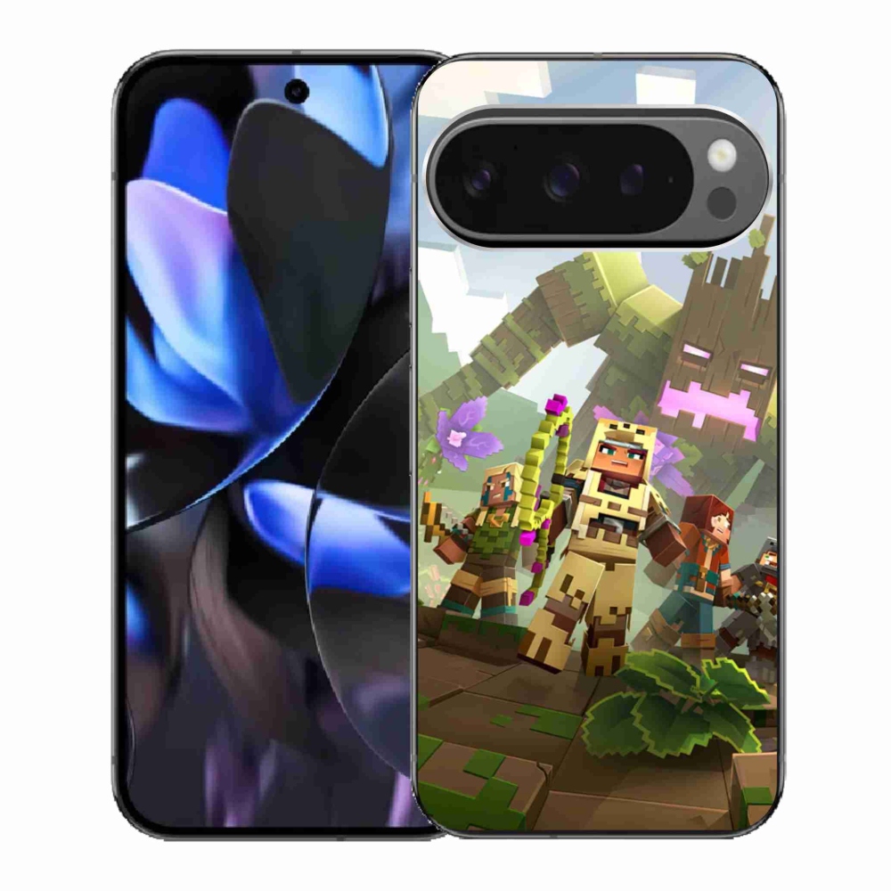 Gélový kryt mmCase na Google Pixel 9 Pro - minecraft 1