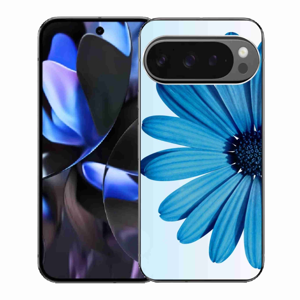 Gélový kryt mmCase na Google Pixel 9 Pro - modrá margaréta