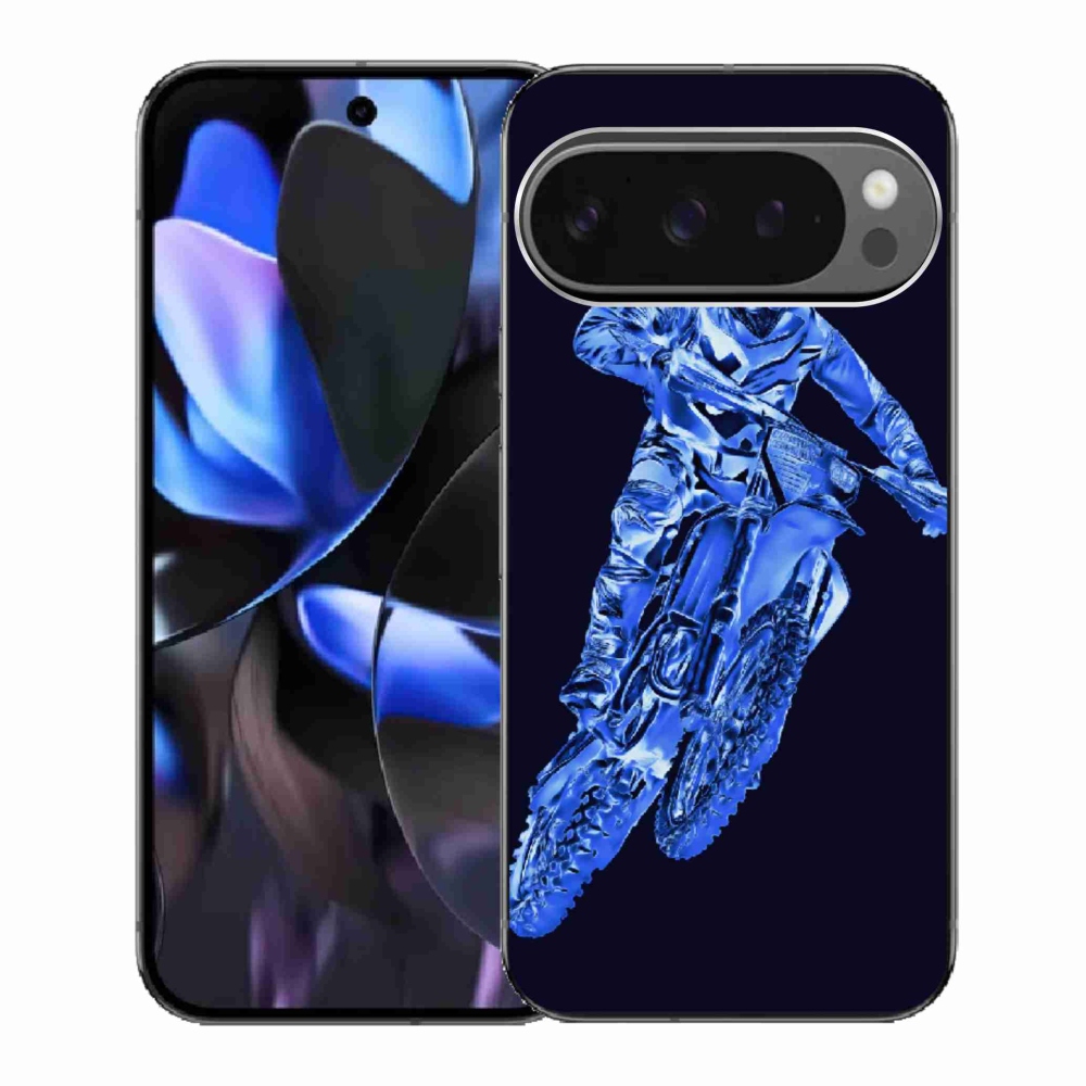 Gélový kryt mmCase na Google Pixel 9 Pro - motocross 1