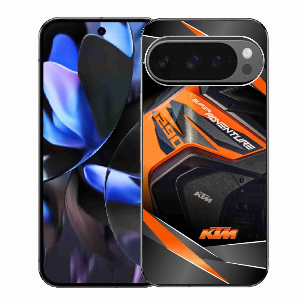 Gélový kryt mmCase na Google Pixel 9 Pro - motorka ktm