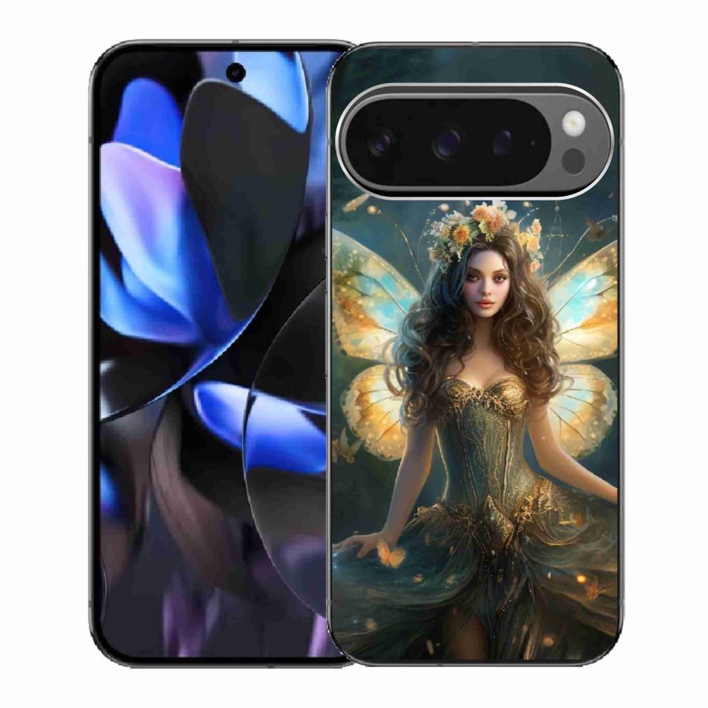 Gélový kryt mmCase na Google Pixel 9 Pro - motýlia žena