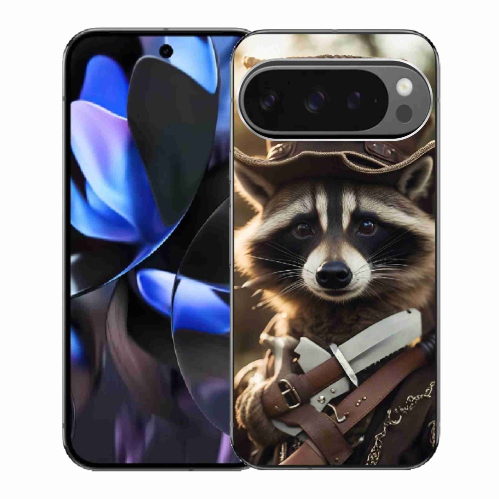 Gélový kryt mmCase na Google Pixel 9 Pro - mýval v uniforme
