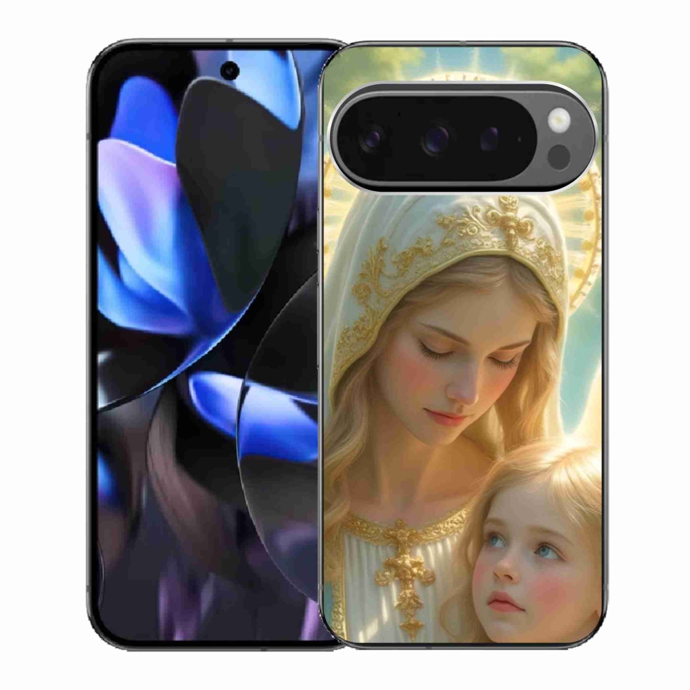 Gélový kryt mmCase na Google Pixel 9 Pro - náboženský motív 2