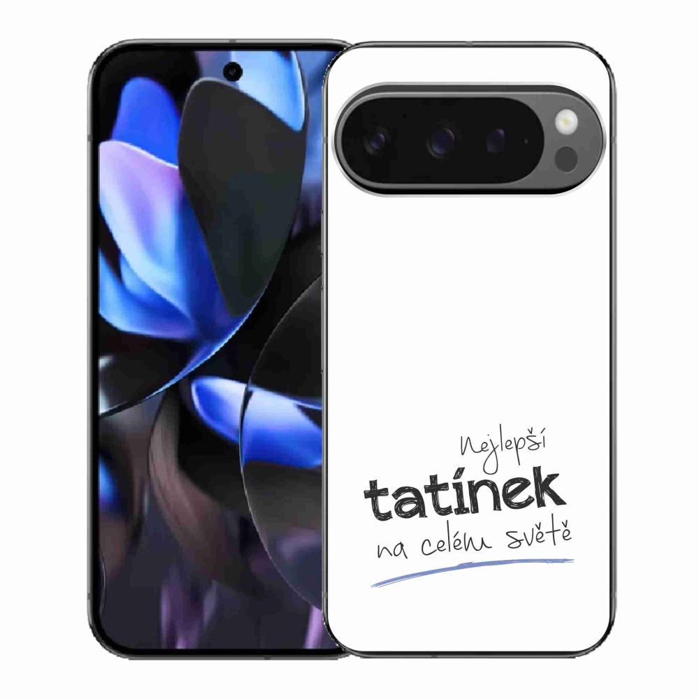 Gélový kryt mmCase na Google Pixel 9 Pro - najlepší otecko 4 biele pozadie