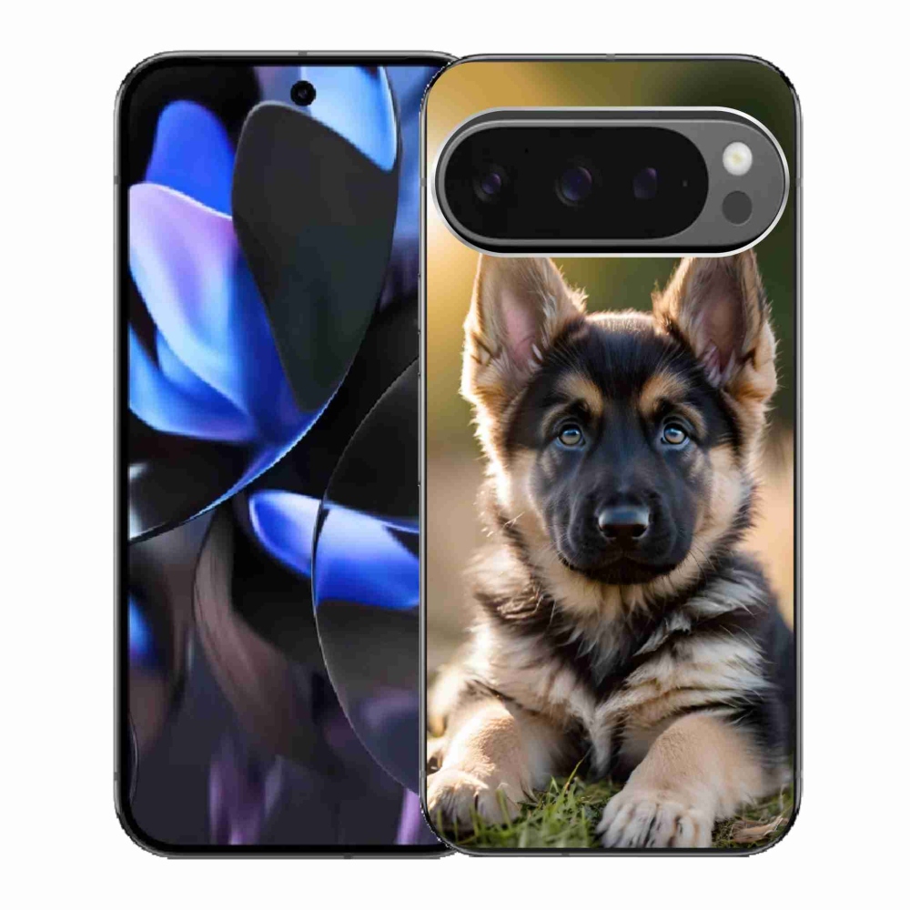 Gélový kryt mmCase na Google Pixel 9 Pro - nemecký ovčiak v prírode