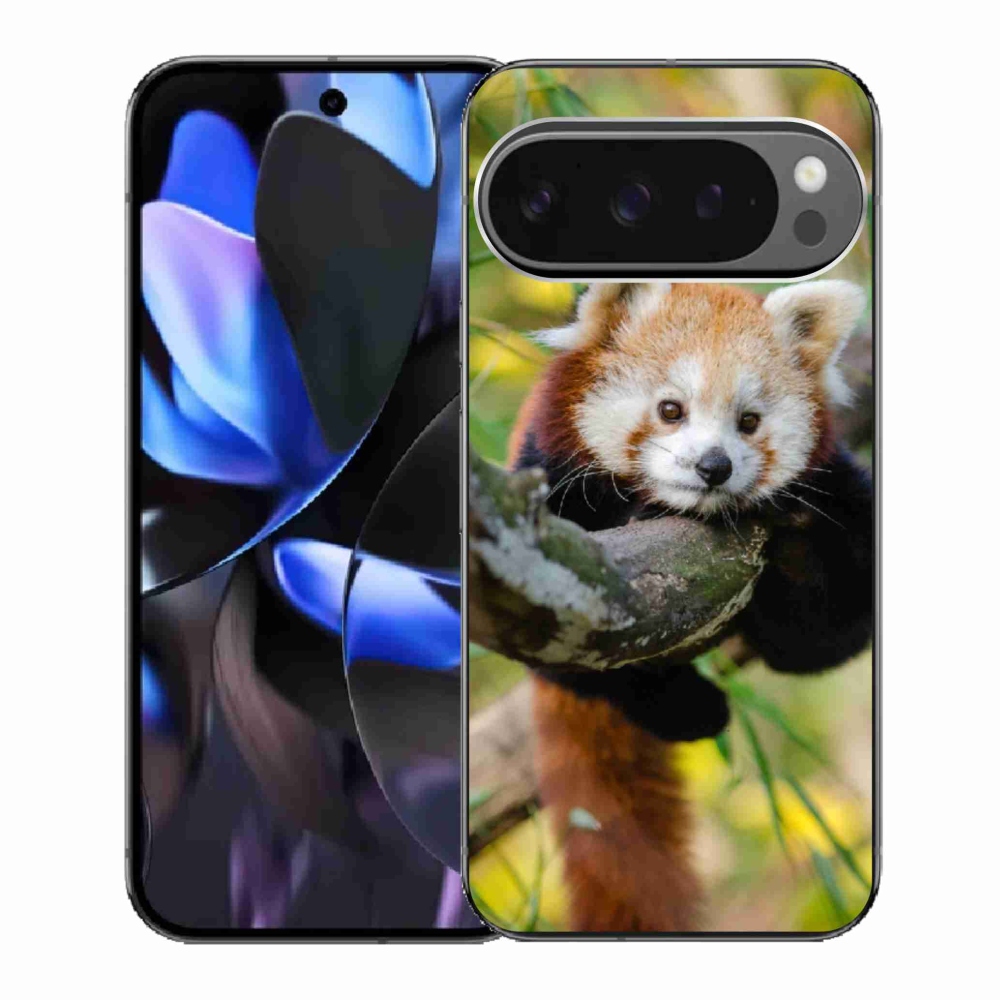 Gélový kryt mmCase na Google Pixel 9 Pro - panda červená