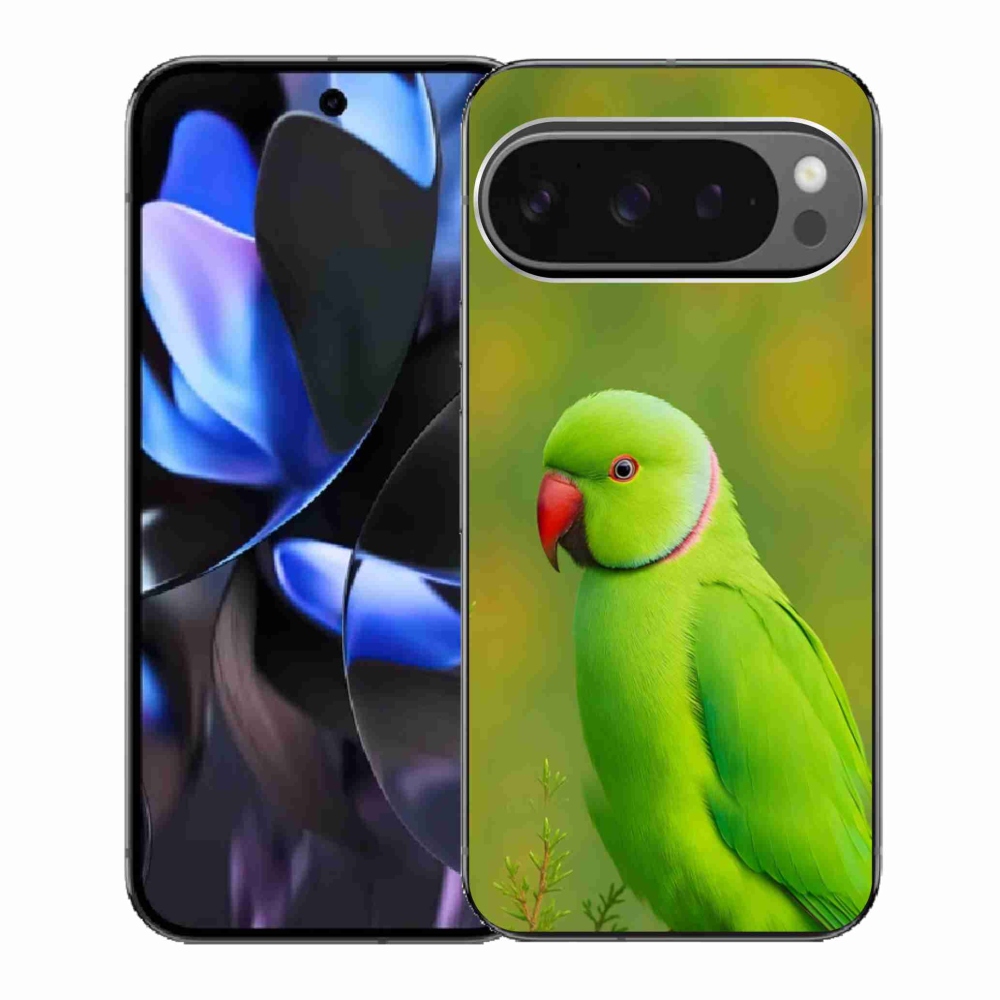 Gélový kryt mmCase na Google Pixel 9 Pro - papagáj Alexandr 2