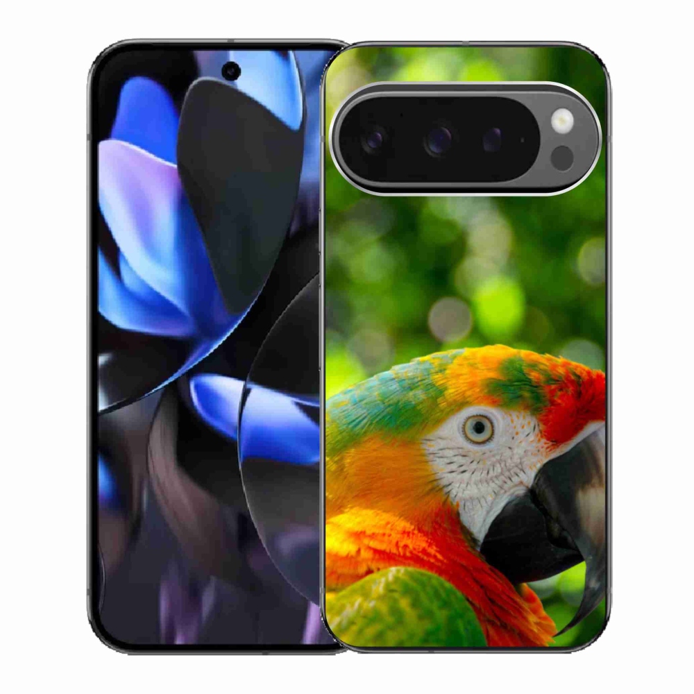 Gélový kryt mmCase na Google Pixel 9 Pro - papagáj ara 3