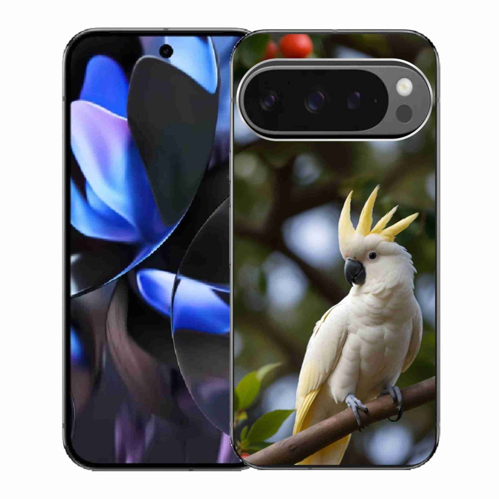 Gélový kryt mmCase na Google Pixel 9 Pro - papagáj kakadu 3