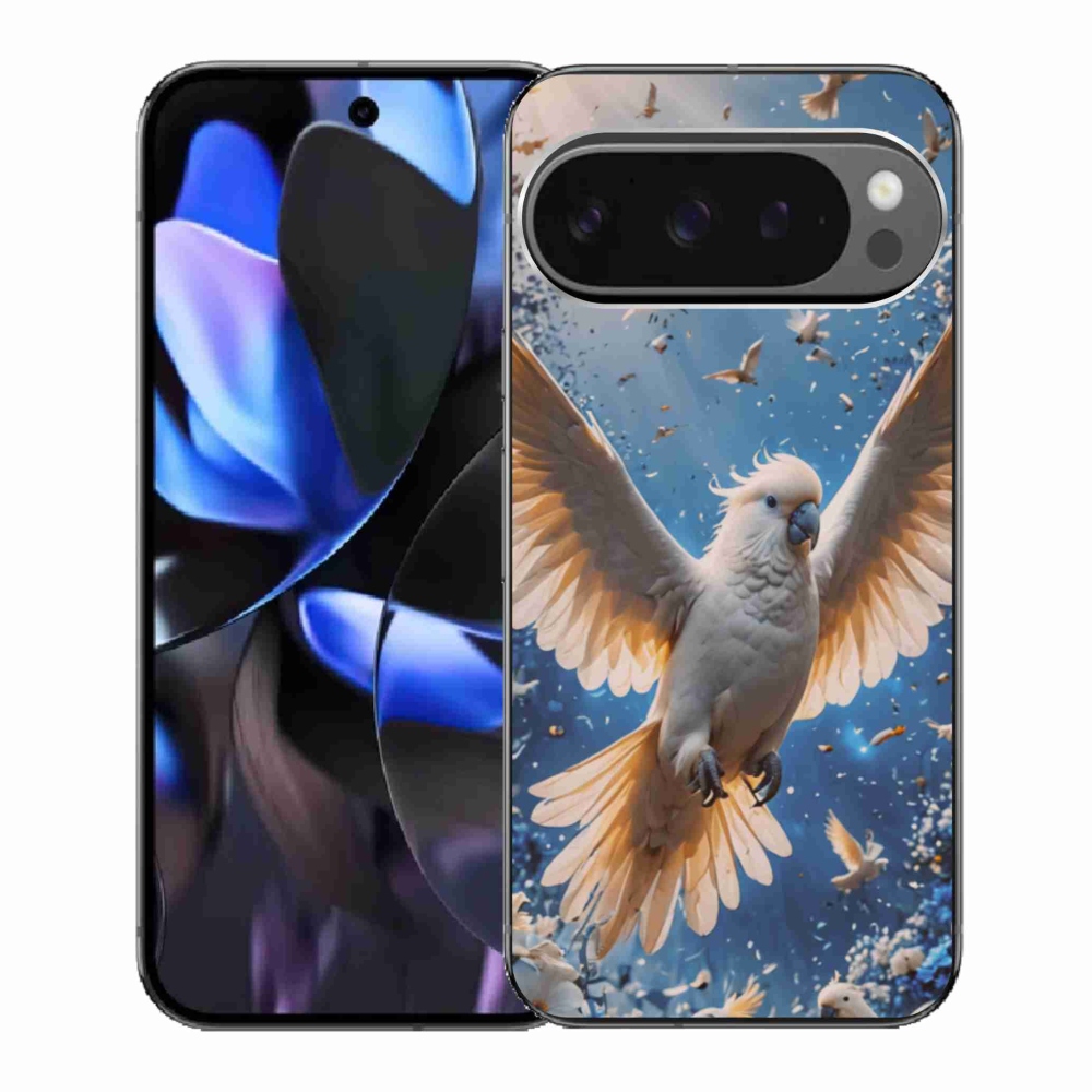 Gélový kryt mmCase na Google Pixel 9 Pro - papagáj kakadu