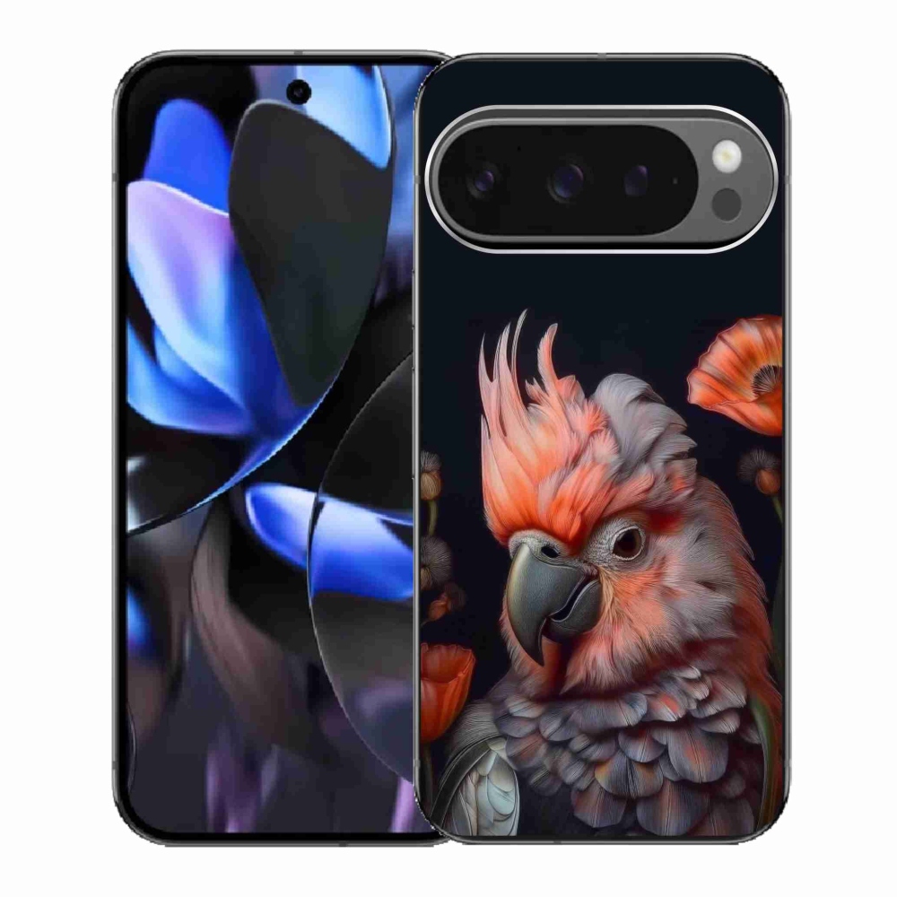 Gélový kryt mmCase na Google Pixel 9 Pro - papagáj kakadu vo farbách