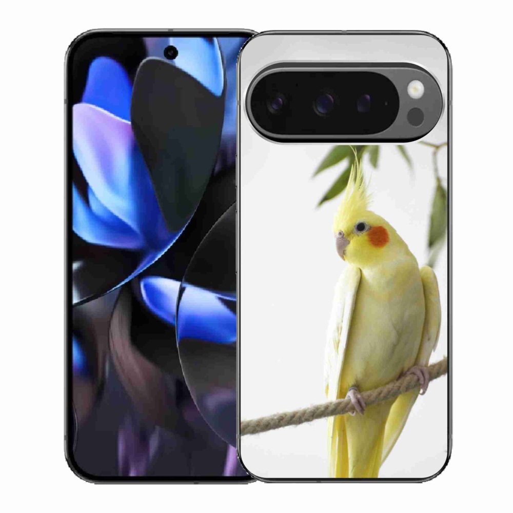 Gélový kryt mmCase na Google Pixel 9 Pro - papagáj korela chocholatá