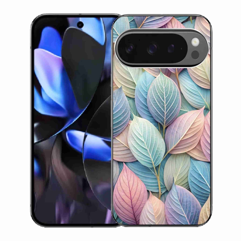 Gélový kryt mmCase na Google Pixel 9 Pro - pastelové listy