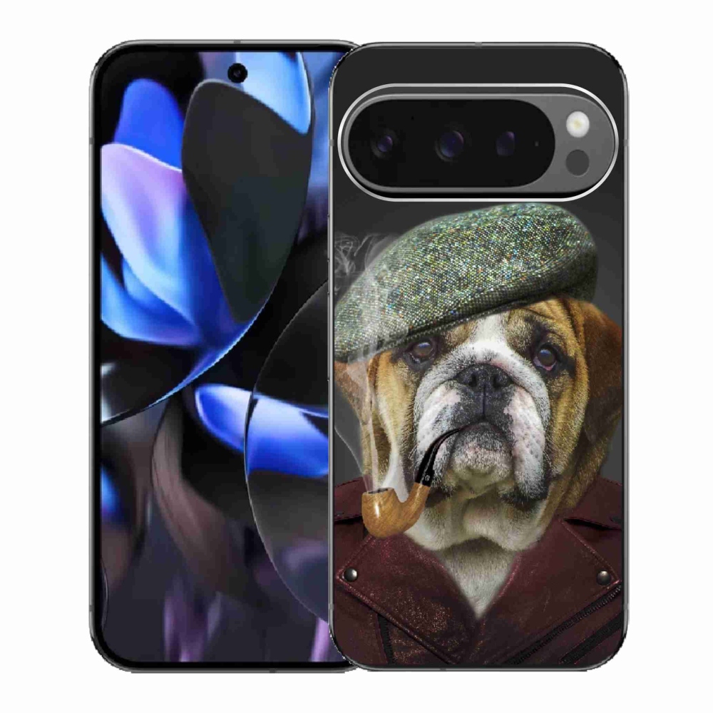 Gélový kryt mmCase na Google Pixel 9 Pro - pes s fajkou