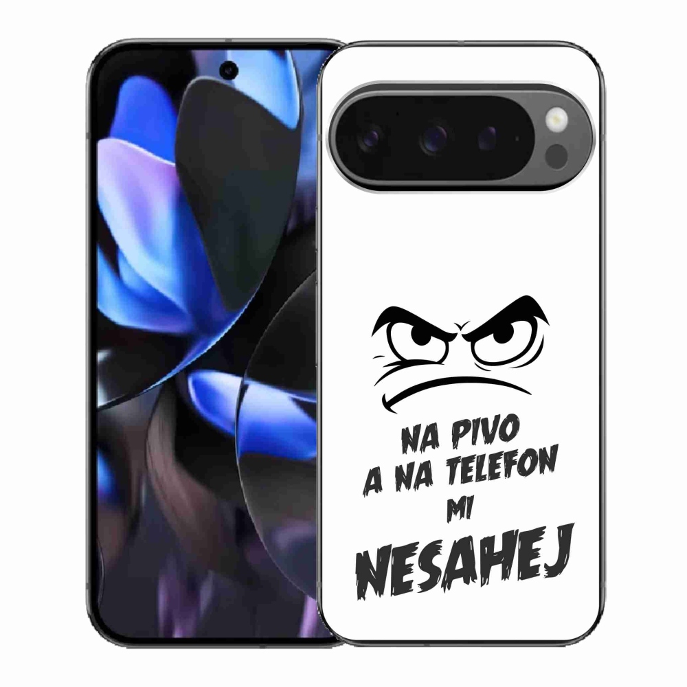 Gélový kryt mmCase na Google Pixel 9 Pro - pivný motív 2 biele pozadie