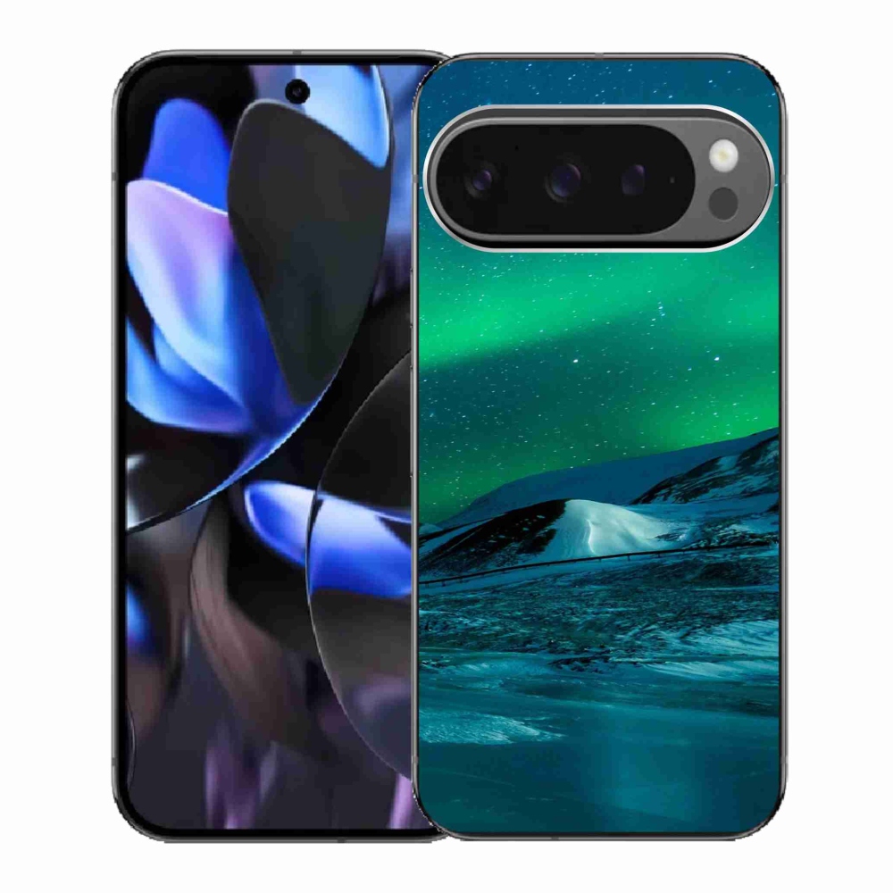 Gélový kryt mmCase na Google Pixel 9 Pro - polárna žiara