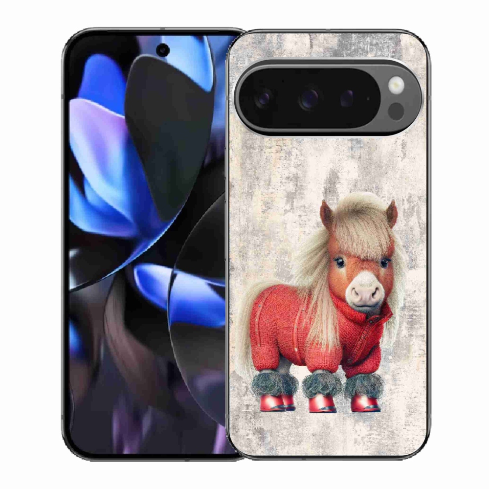 Gélový kryt mmCase na Google Pixel 9 Pro - poník vo svetri