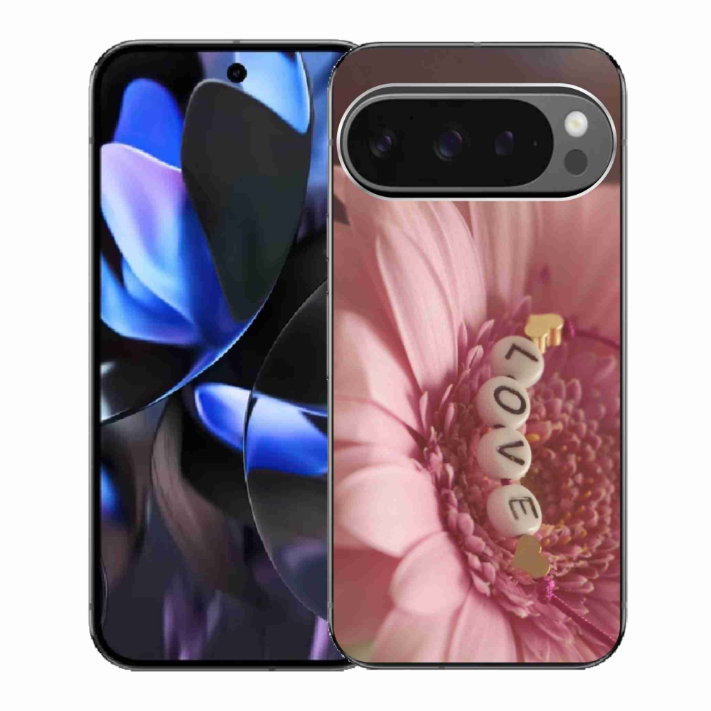Gélový kryt mmCase na Google Pixel 9 Pro - prívesok love
