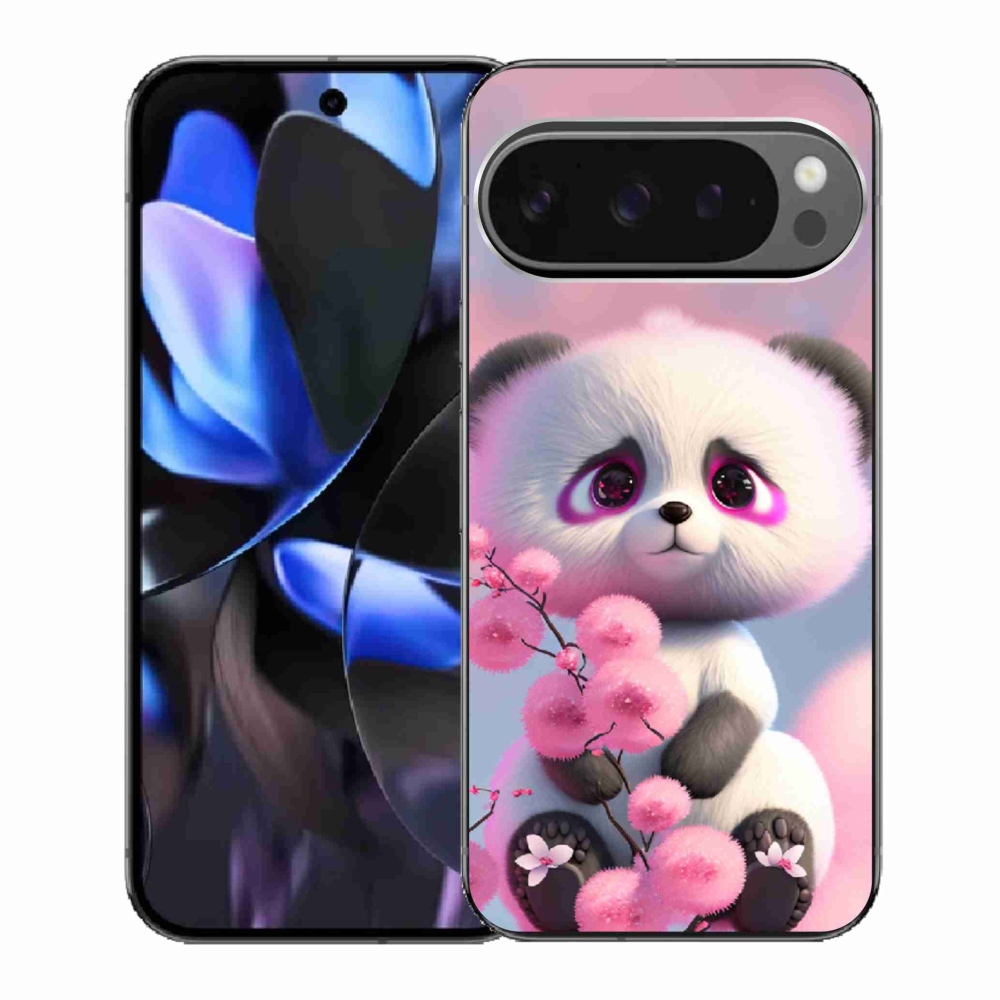 Gélový kryt mmCase na Google Pixel 9 Pro - roztomilá panda 1