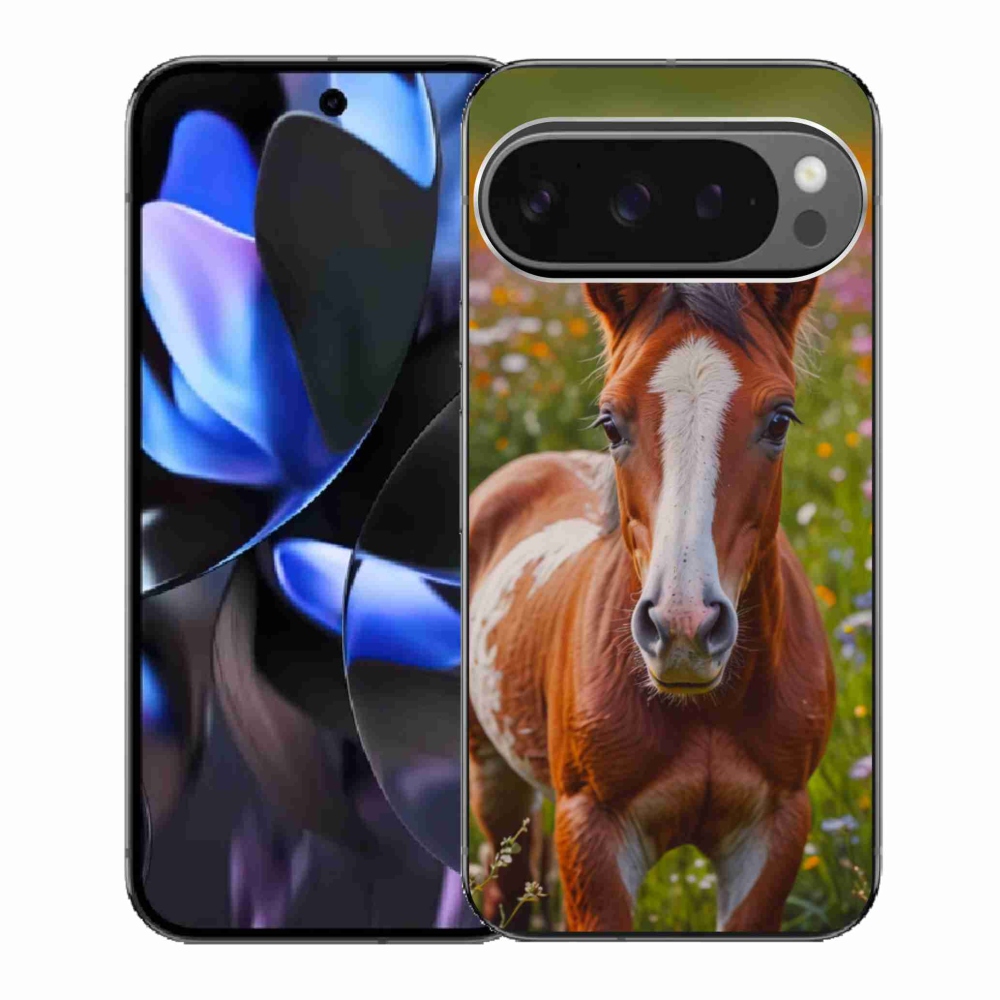 Gélový kryt mmCase na Google Pixel 9 Pro - roztomilé žriebä
