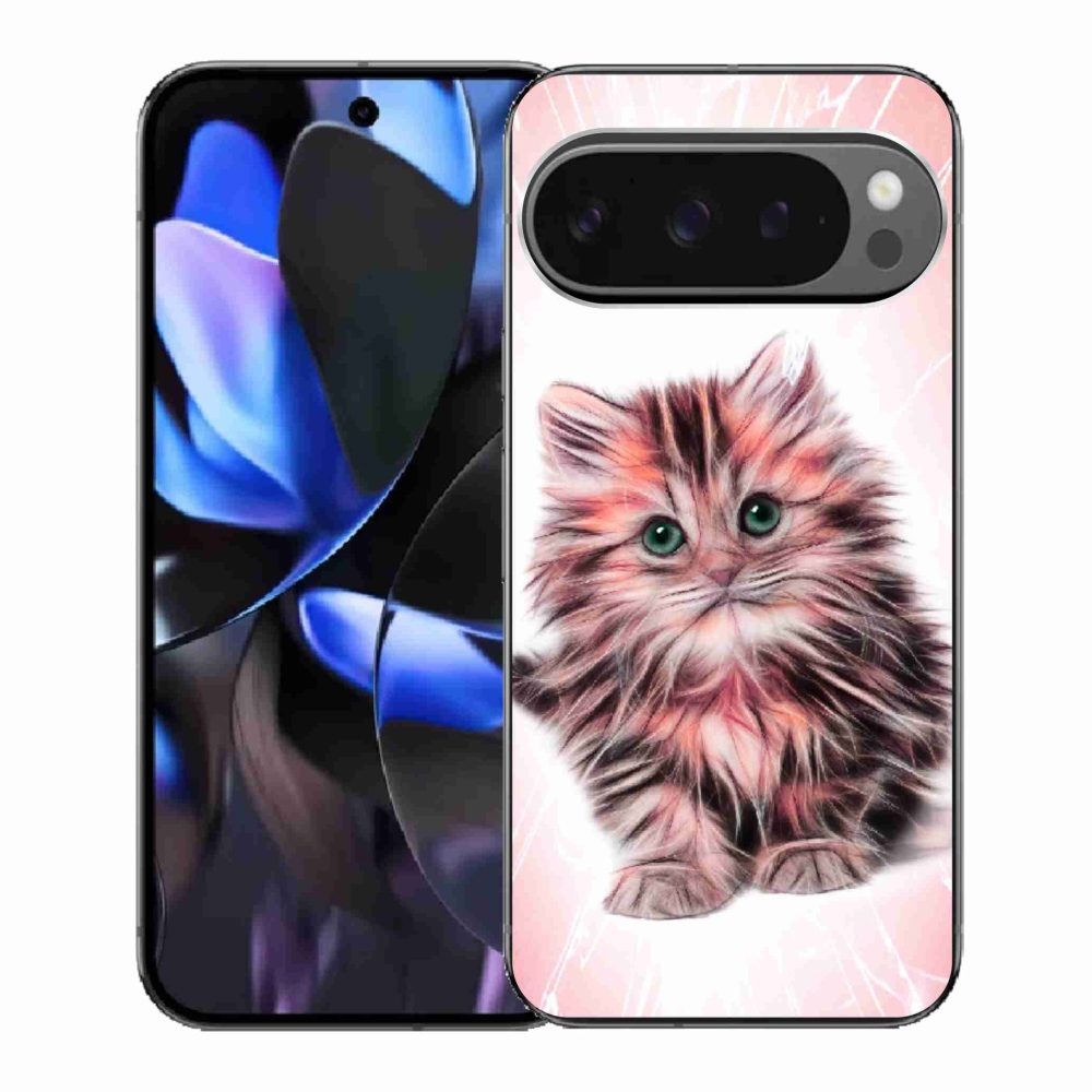 Gélový kryt mmCase na Google Pixel 9 Pro - roztomilé mačiatko