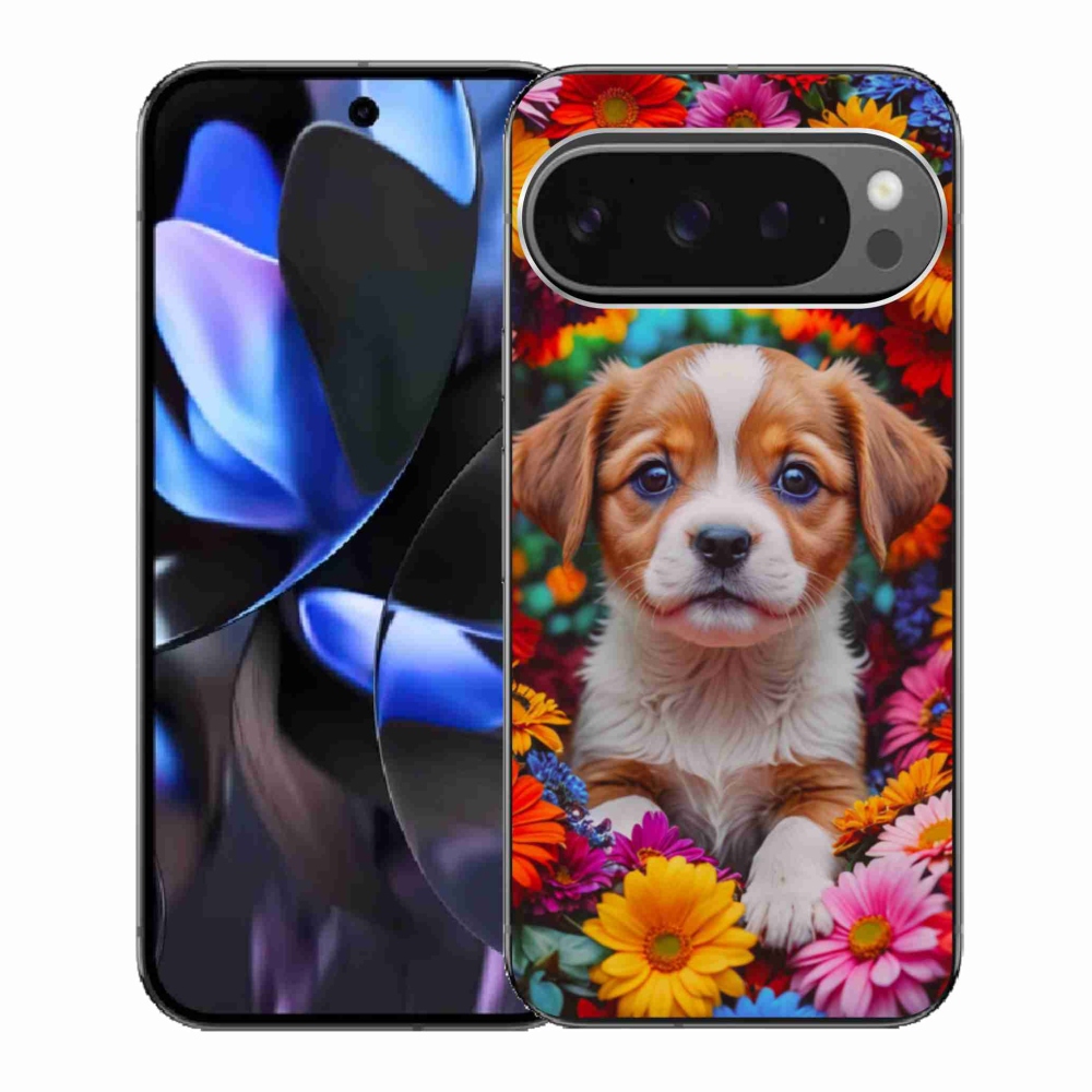 Gélový kryt mmCase na Google Pixel 9 Pro - roztomilé šteňa
