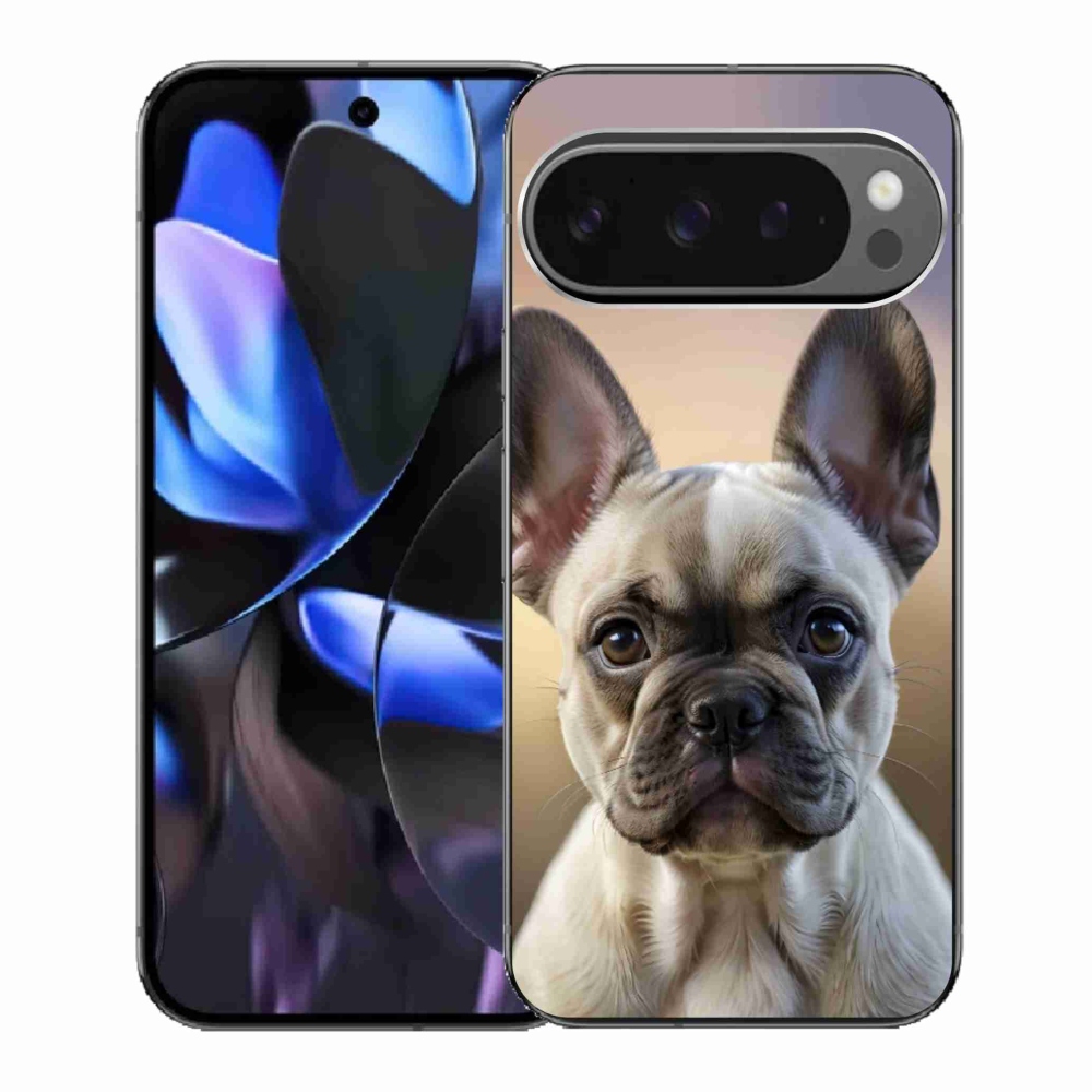 Gélový kryt mmCase na Google Pixel 9 Pro - roztomilý francúzsky buldoček