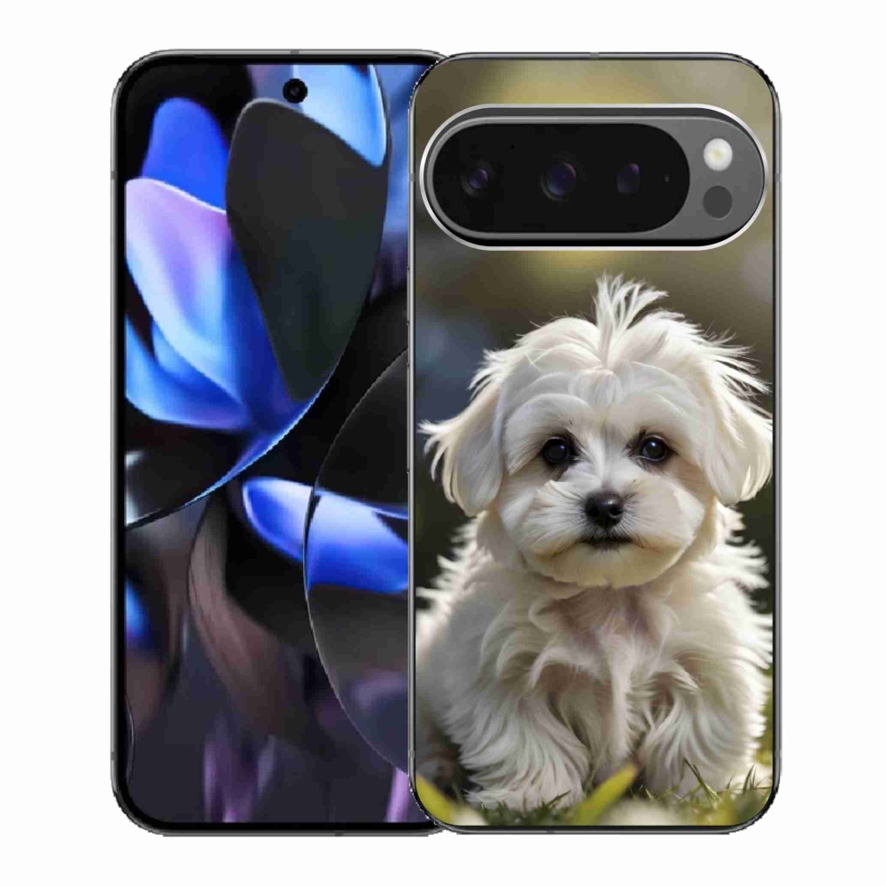 Gélový kryt mmCase na Google Pixel 9 Pro - roztomilý maltézsky psík