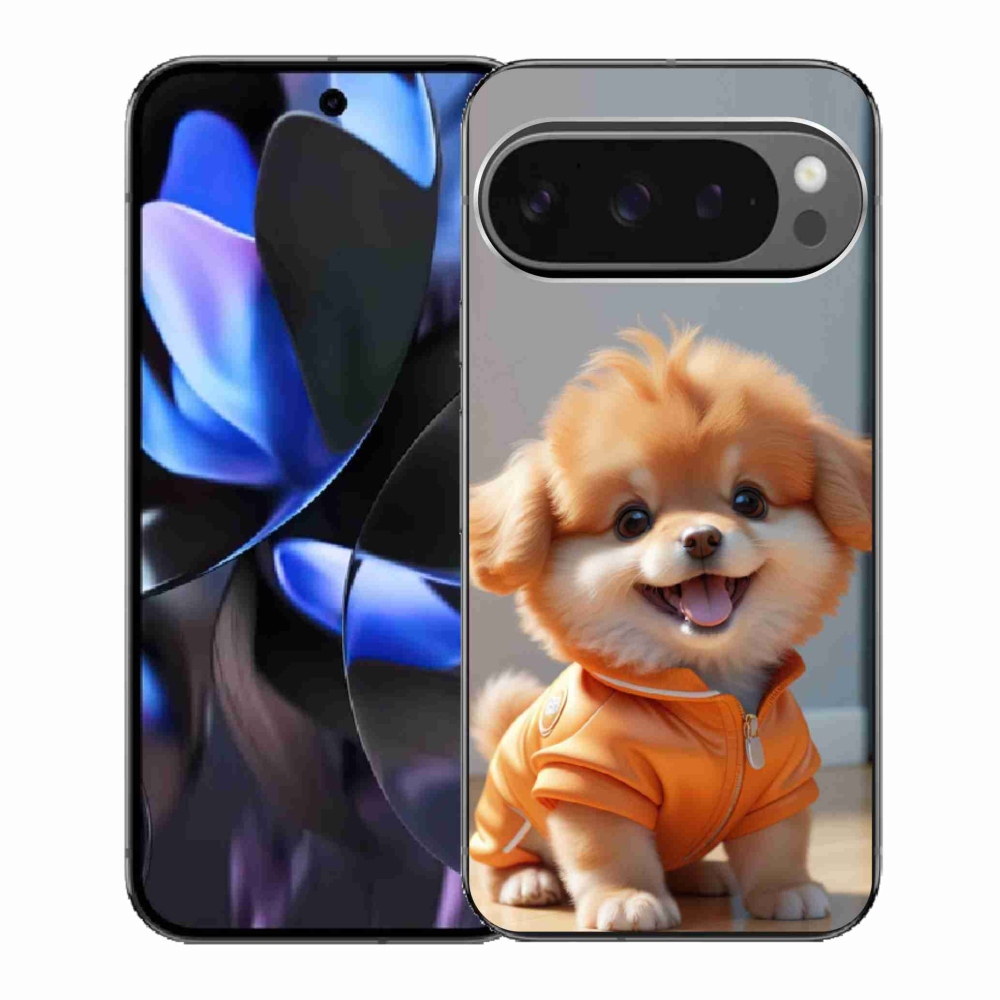 Gélový kryt mmCase na Google Pixel 9 Pro - roztomilý pomeranian v mikine