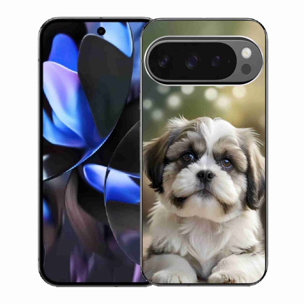 Gélový kryt mmCase na Google Pixel 9 Pro - roztomilý shih-tzu