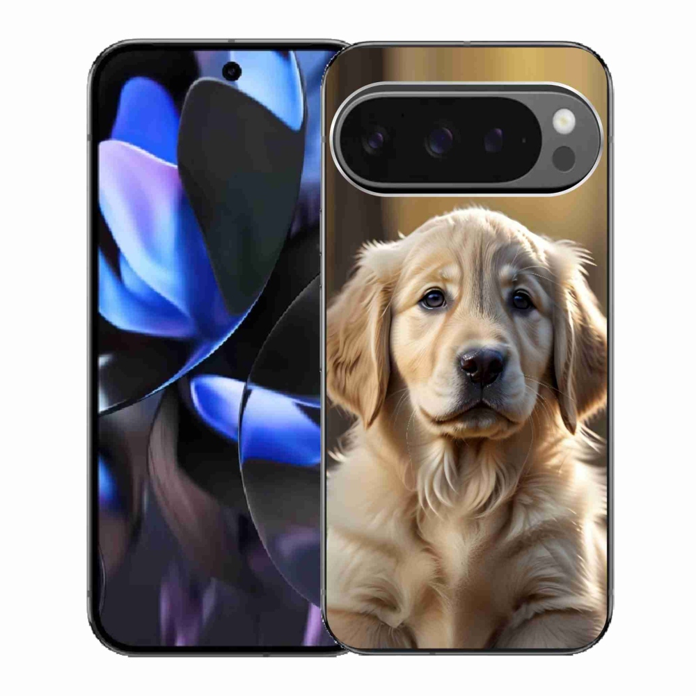 Gélový kryt mmCase na Google Pixel 9 Pro - roztomilý zlatý retriever