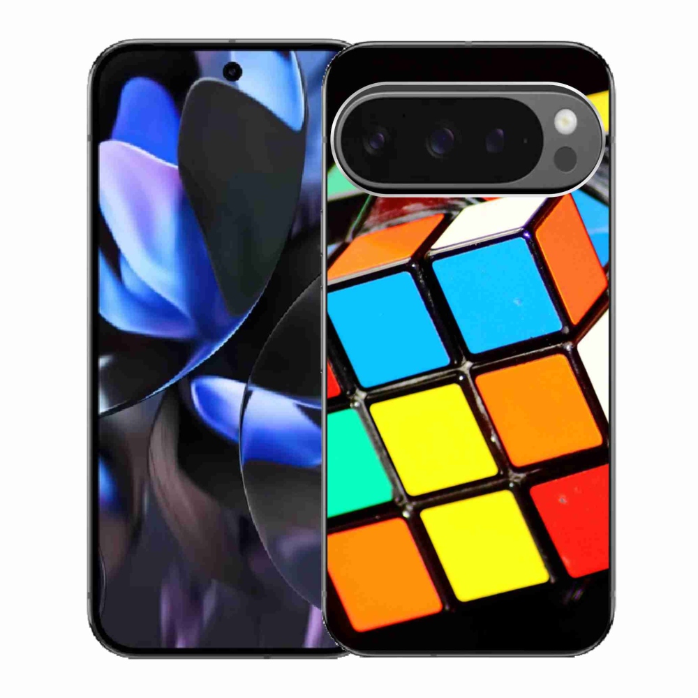 Gélový kryt mmCase na Google Pixel 9 Pro - rubikova kocka