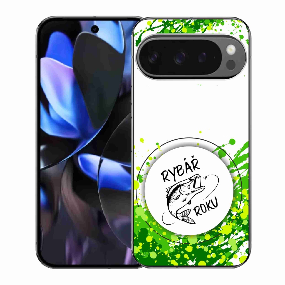 Gélový kryt mmCase na Google Pixel 9 Pro - rybár roka biele pozadie