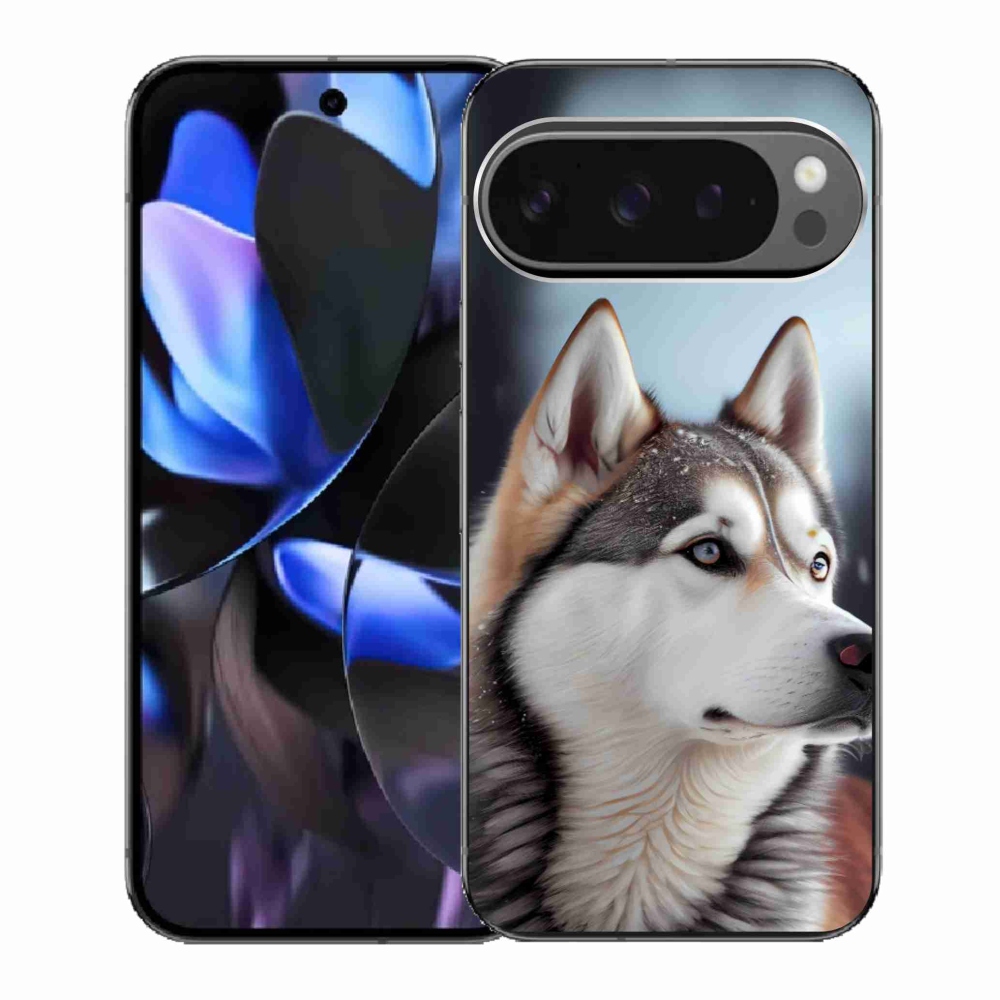 Gélový kryt mmCase na Google Pixel 9 Pro - sibírsky husky