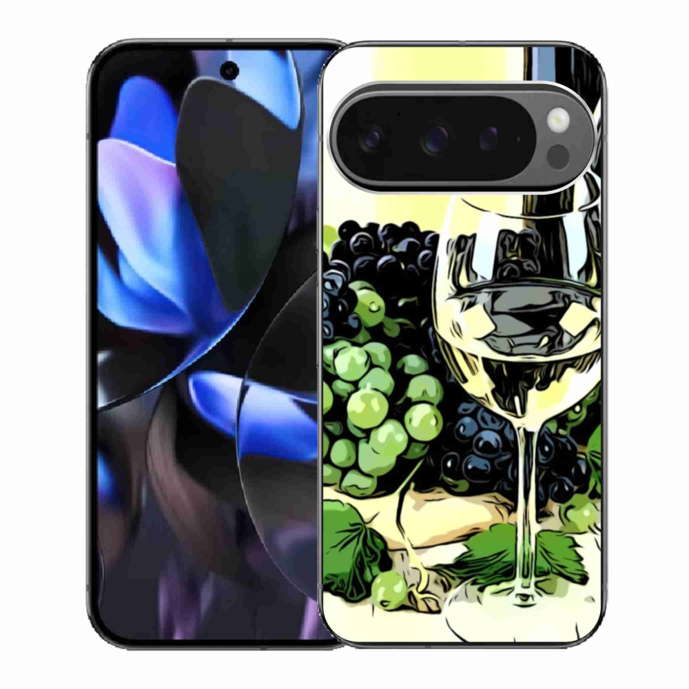 Gélový kryt mmCase na Google Pixel 9 Pro - pohár vína
