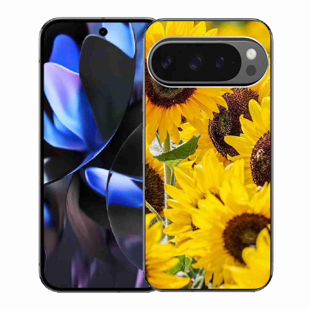 Gélový kryt mmCase na Google Pixel 9 Pro - slnečnice