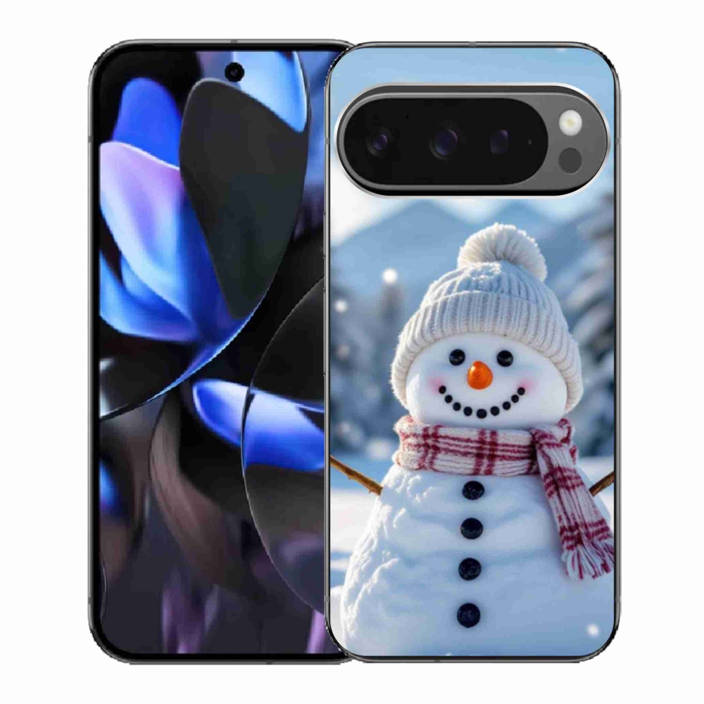 Gélový kryt mmCase na Google Pixel 9 Pro - snehuliak 3