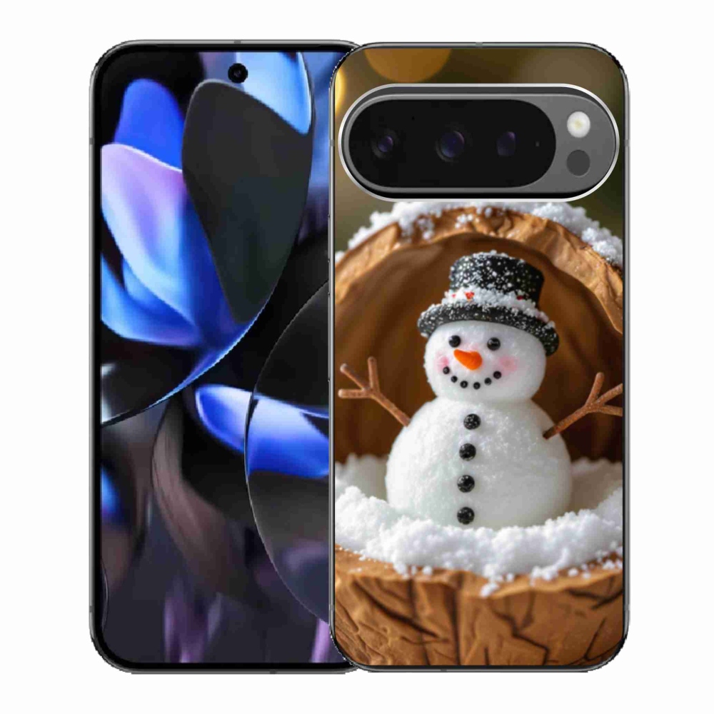 Gélový kryt mmCase na Google Pixel 9 Pro - snehuliak 4