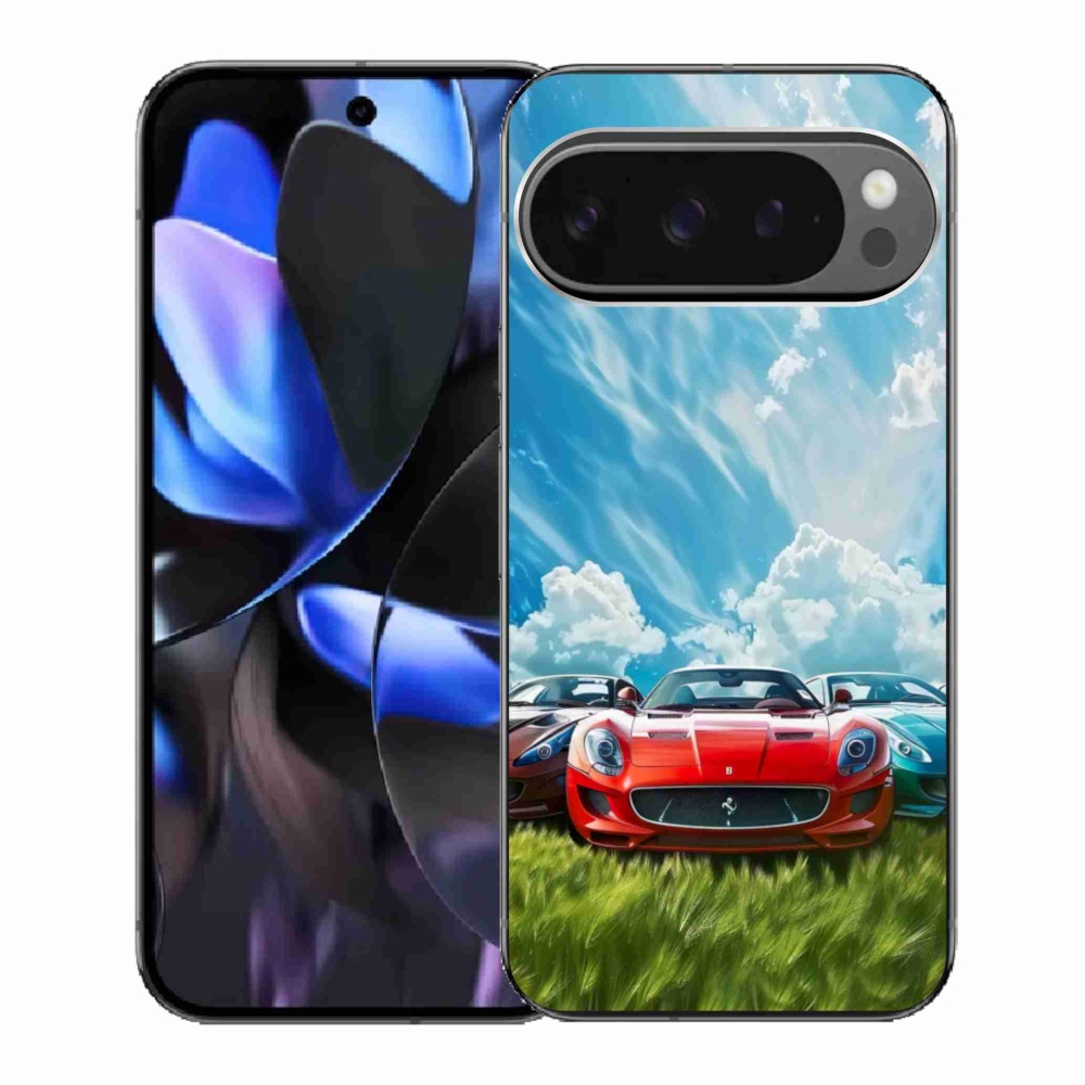 Gélový kryt mmCase na Google Pixel 9 Pro - športové vozidlá
