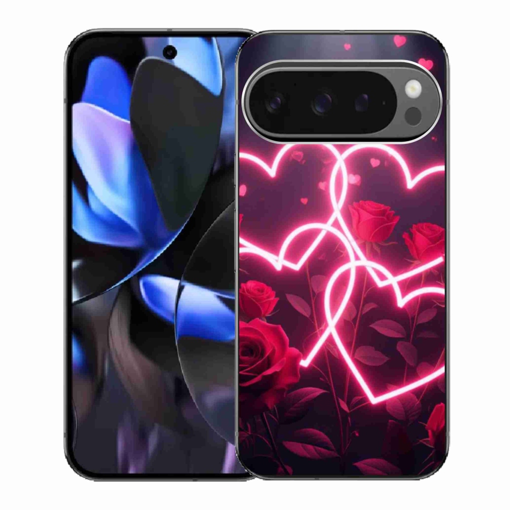 Gélový kryt mmCase na Google Pixel 9 Pro - srdce lásky