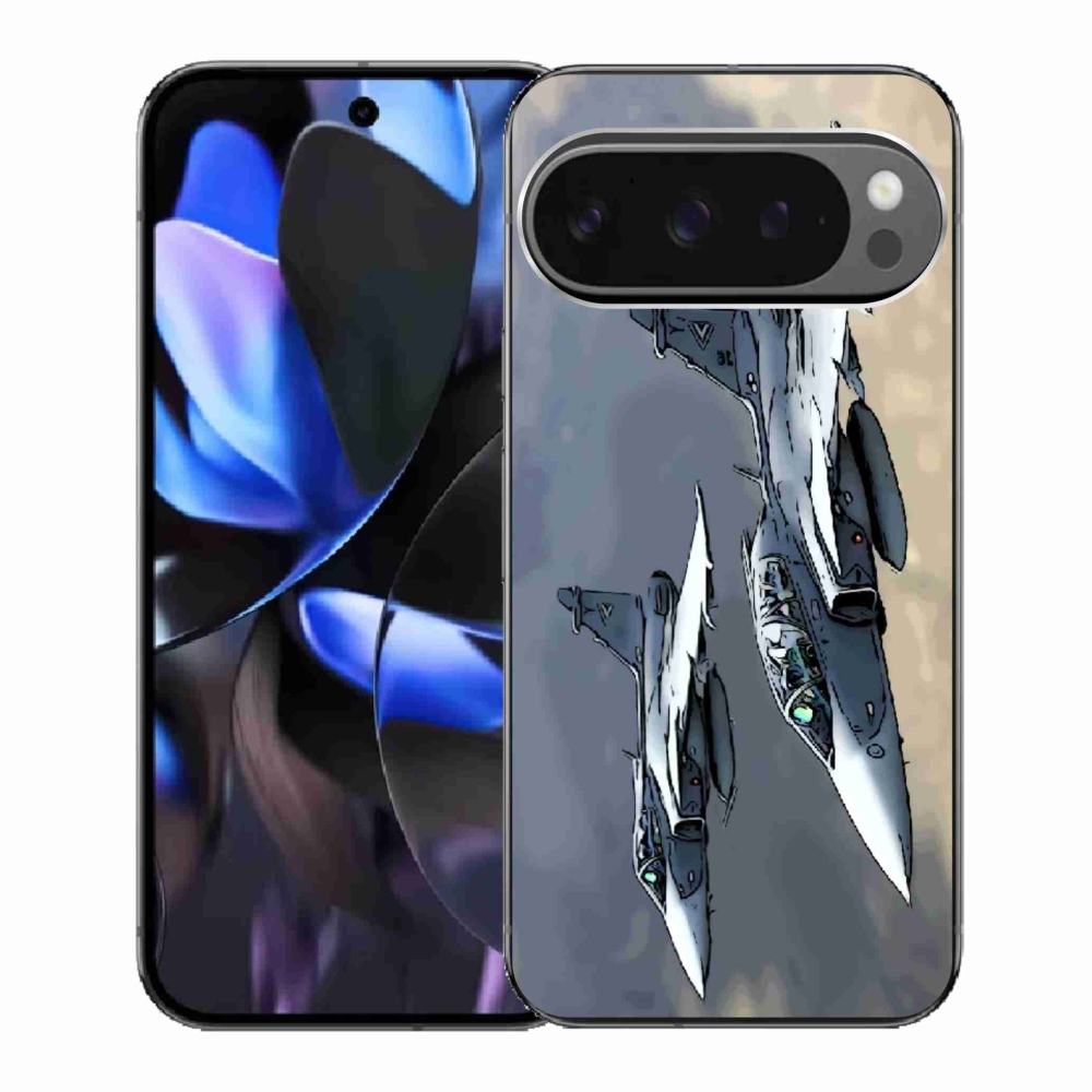 Gélový kryt mmCase na Google Pixel 9 Pro - stíhačky