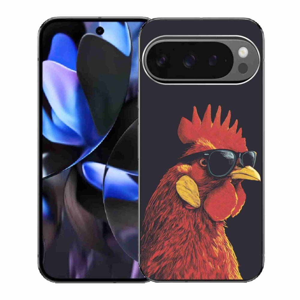 Gélový kryt mmCase na Google Pixel 9 Pro - štýlový kohút
