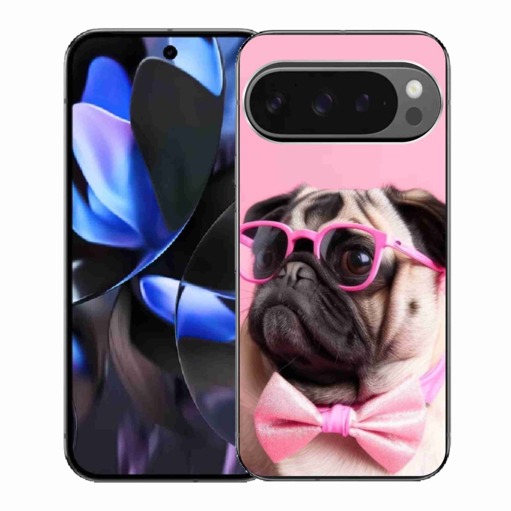 Gélový kryt mmCase na Google Pixel 9 Pro - štýlový mops