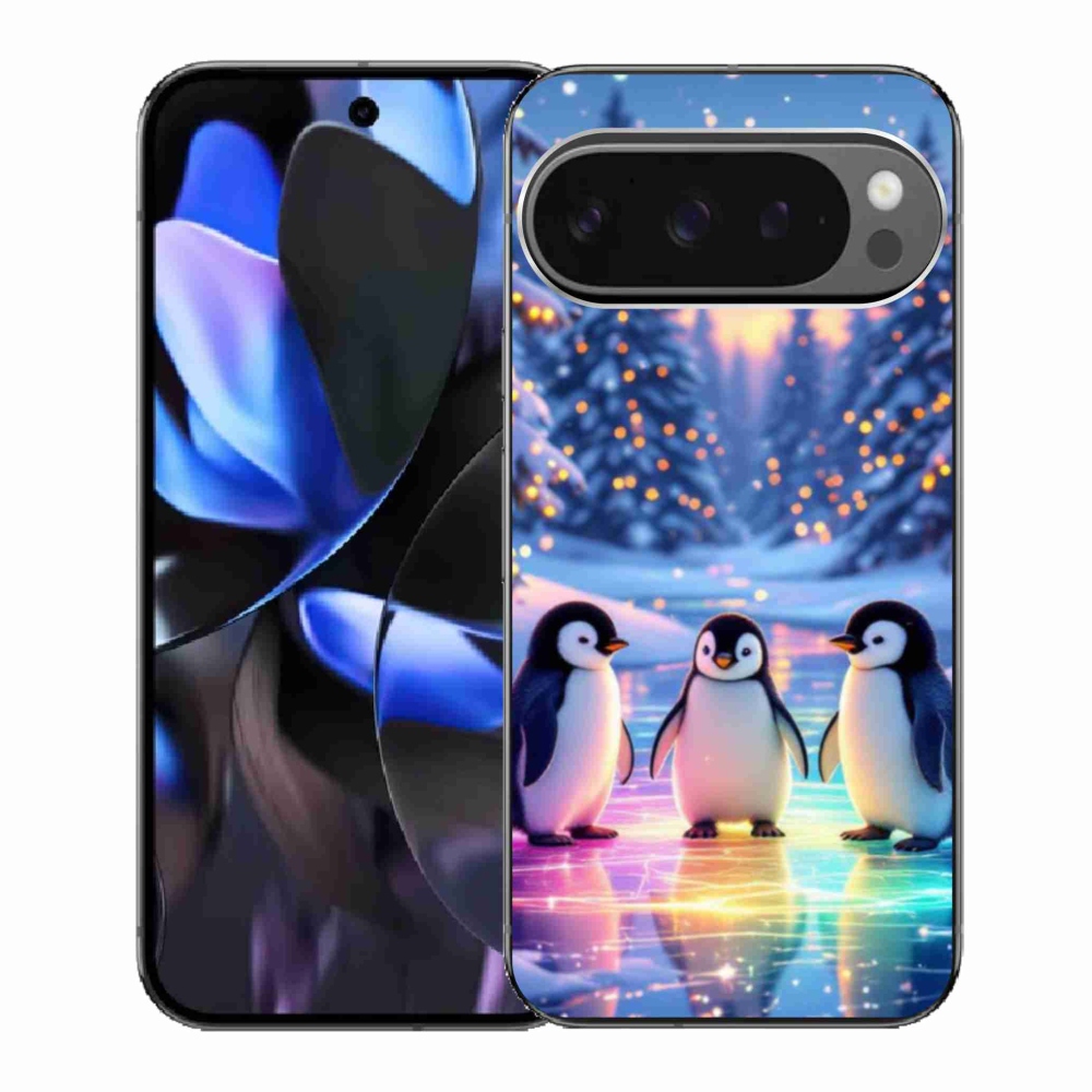 Gélový kryt mmCase na Google Pixel 9 Pro - tučníci