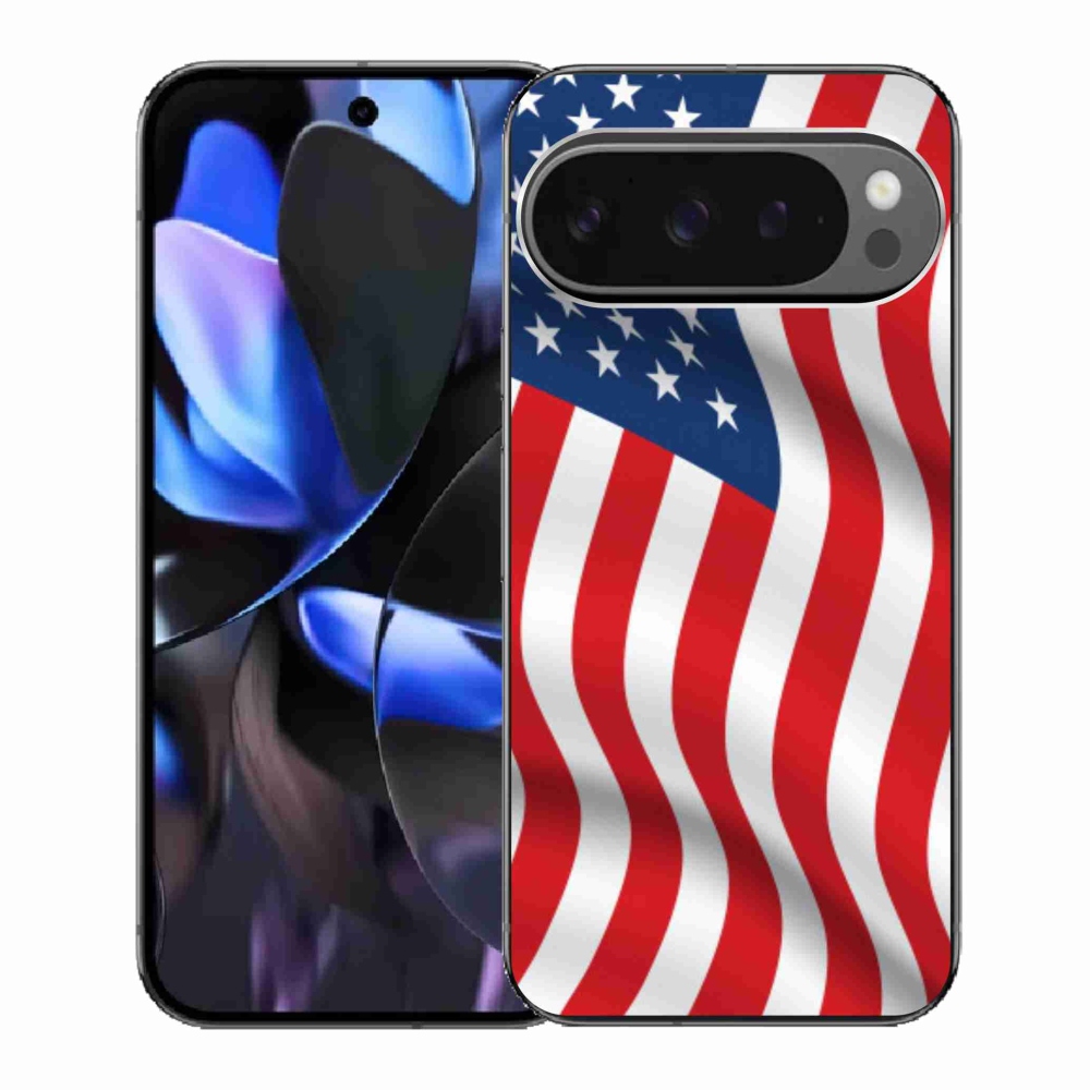 Gélový kryt mmCase na Google Pixel 9 Pro - USA vlajka