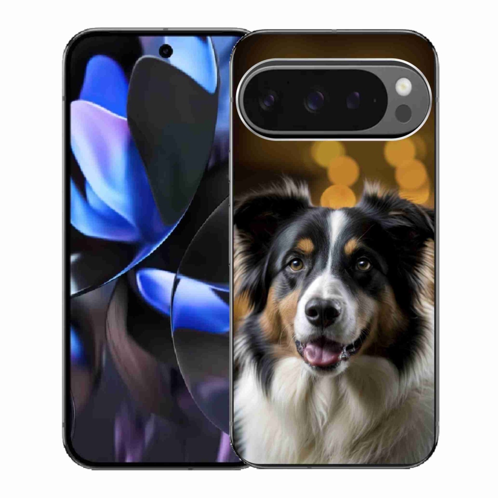 Gélový kryt mmCase na Google Pixel 9 Pro - usmievavý austrálsky ovčiak