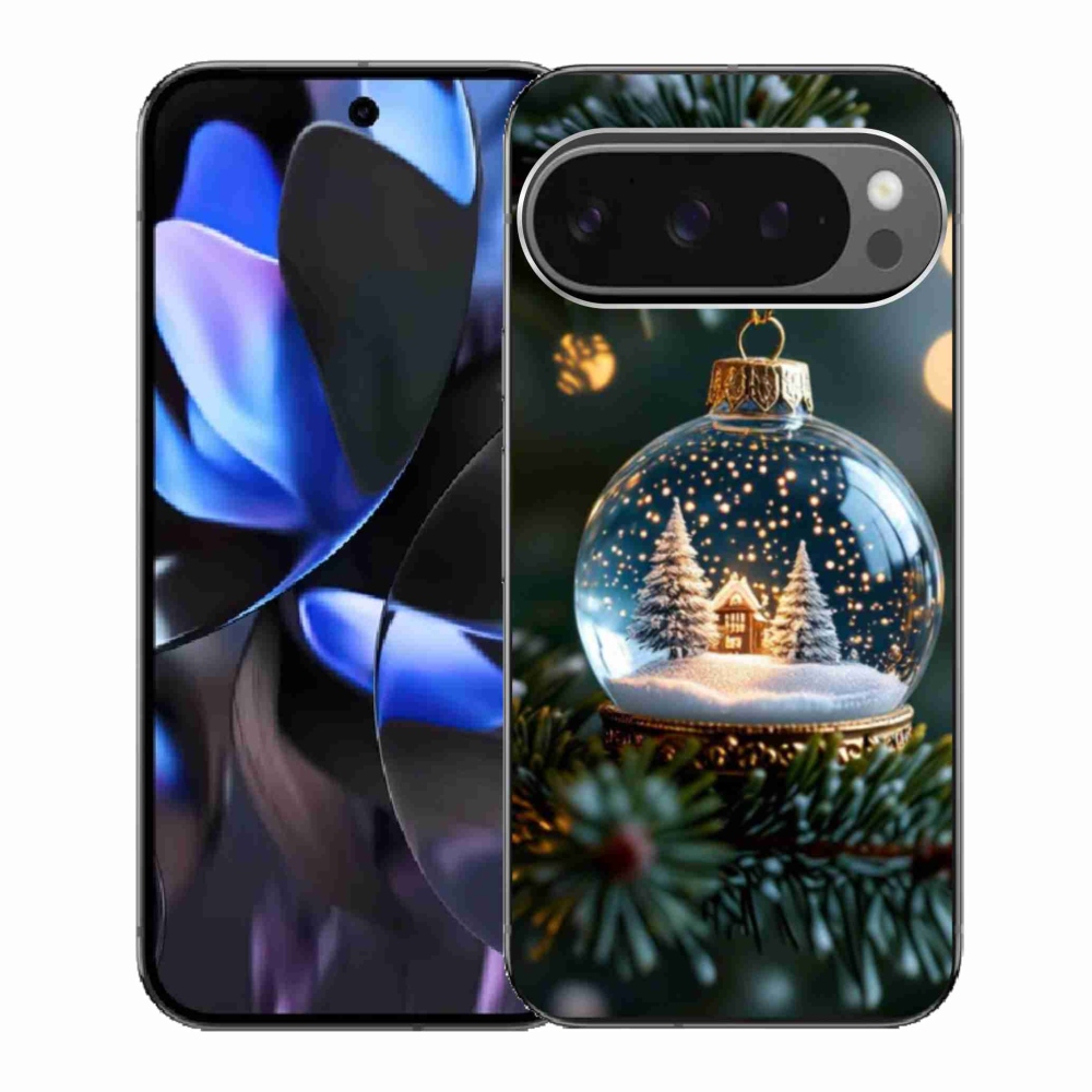Gélový kryt mmCase na Google Pixel 9 Pro - vianočné gule 2