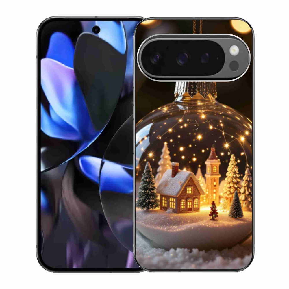 Gélový kryt mmCase na Google Pixel 9 Pro - vianočné gule 3