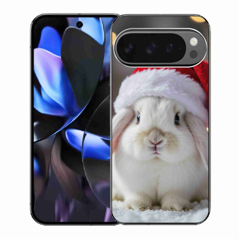 Gélový kryt mmCase na Google Pixel 9 Pro - vianočný králik