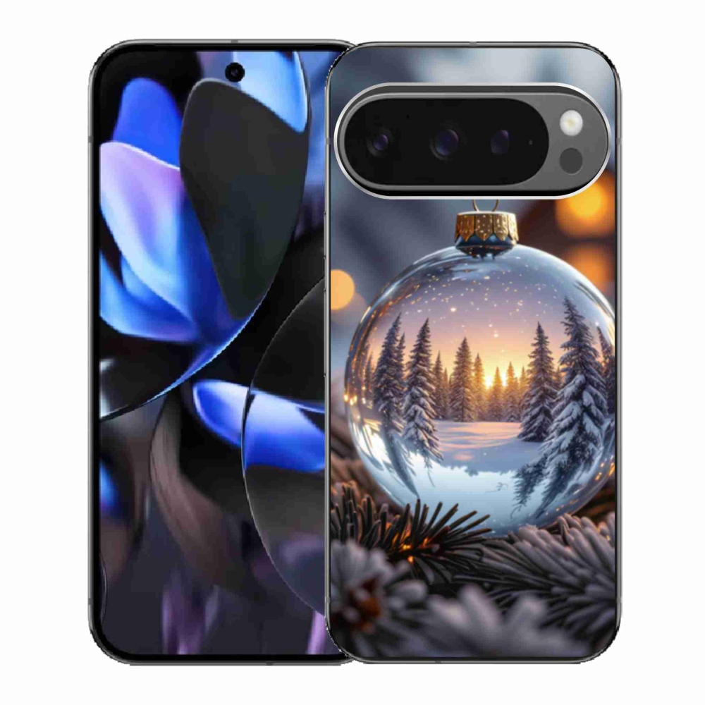 Gélový kryt mmCase na Google Pixel 9 Pro - vianočná ozdoba
